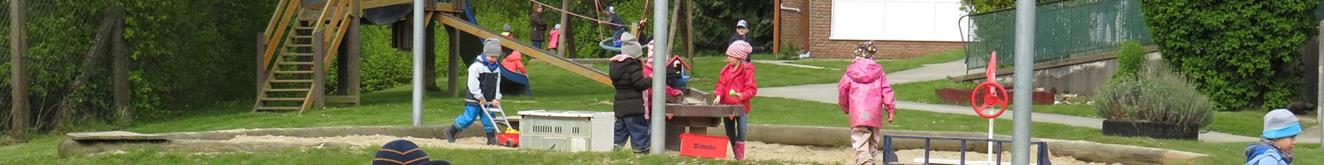 Aussengelände von dem Kindergarten